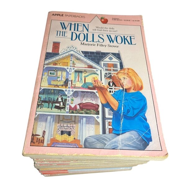 Lot 17 Vintage Apple Fiction Paperback Novels Ghost Horror Scary Mystery Books - Picture 7 of 16